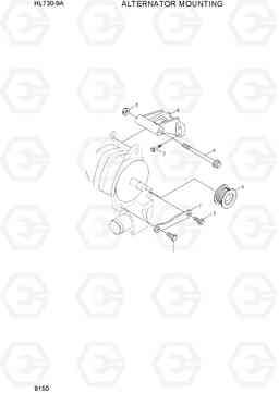 9150 ALTERNATOR MOUNTING HL730-9A, Hyundai