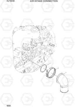 9330 AIR INTAKE CONNECTION HL730-9A, Hyundai