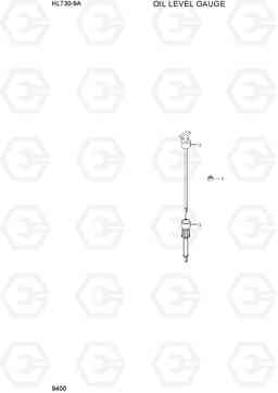 9400 OIL LEVEL GAUGE HL730-9A, Hyundai