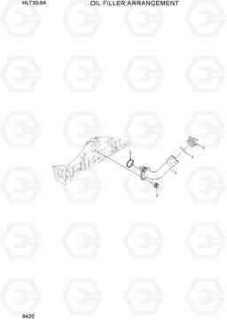 9420 OIL FILLER ARRANGEMENT HL730-9A, Hyundai