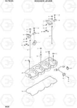 9530 ROCKER LEVER HL730-9A, Hyundai