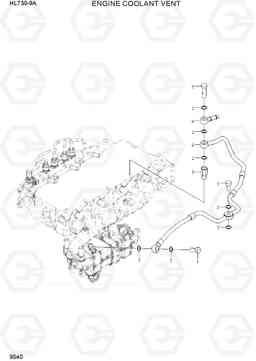 9540 ENGINE COOLANT VENT HL730-9A, Hyundai