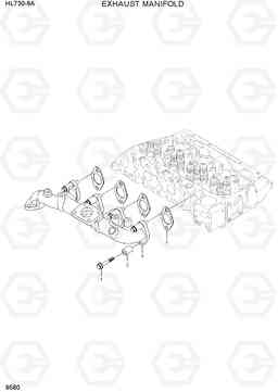 9580 EXHAUST MANIFOLD HL730-9A, Hyundai