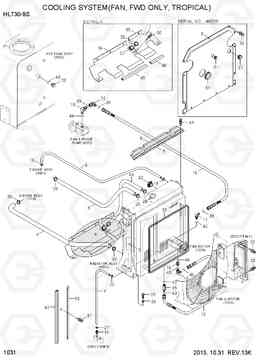 1031 COOLING SYSTEM(FAN, FWD ONLY, TROPICAL) HL730-9S, Hyundai