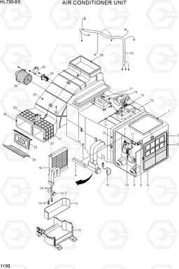 1100 AIR CONDITIONER UNIT HL730-9S, Hyundai