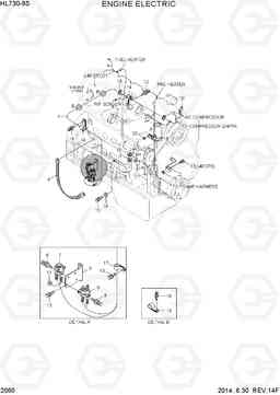 2060 ENGINE ELECTRIC HL730-9S, Hyundai