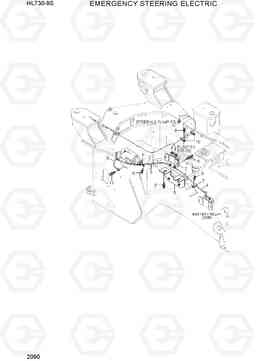 2090 EMERGENCY STEERING ELECTRIC HL730-9S, Hyundai