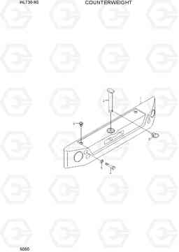 5050 COUNTERWEIGHT HL730-9S, Hyundai