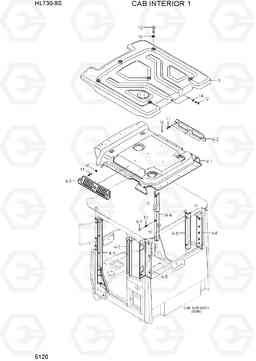 5120 CAB INTERIOR 1 HL730-9S, Hyundai