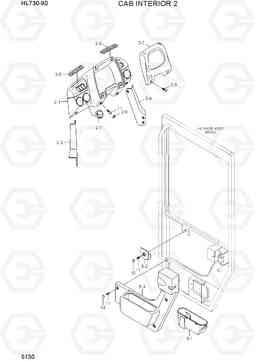 5130 CAB INTERIOR 2 HL730-9S, Hyundai