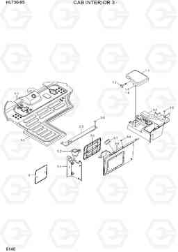 5140 CAB INTERIOR 3 HL730-9S, Hyundai