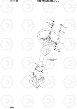 5190 STEERING COLUMN HL730-9S, Hyundai