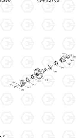 6170 OUTPUT GROUP HL730-9S, Hyundai