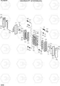 6200 GEARSHIFT SYSTEM(2/3) HL730-9S, Hyundai