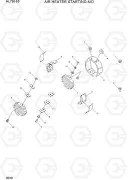 9010 AIR HEATER STARTING AID HL730-9S, Hyundai