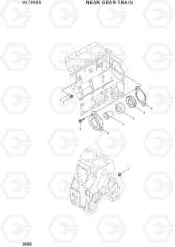 9090 REAR GEAR TRAIN HL730-9S, Hyundai