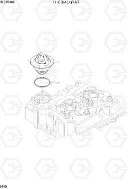 9100 THERMOSTAT HL730-9S, Hyundai