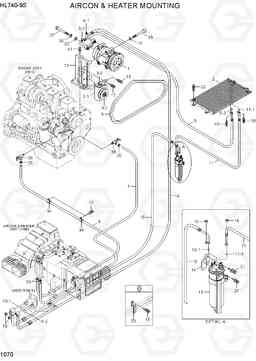 1070 AIRCON & HEATER MOUNTING HL730-9S(BRAZIL), Hyundai