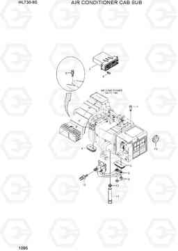 1095 AIR CONDITIONER CAB SUB HL730-9S(BRAZIL), Hyundai