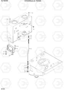 3110 HYDRAULIC TANK HL730-9S(BRAZIL), Hyundai