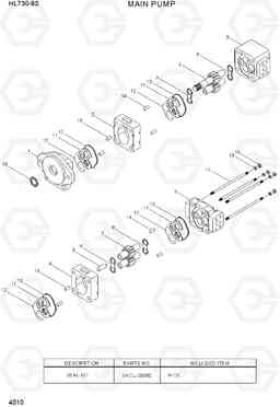 4010 MAIN PUMP HL730-9S(BRAZIL), Hyundai