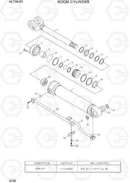 4130 BOOM CYLINDER HL730-9S(BRAZIL), Hyundai