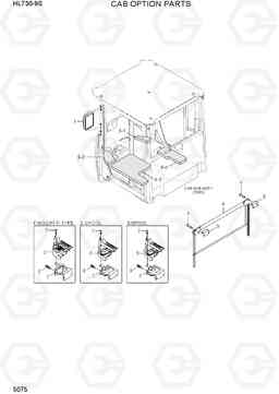 5075 CAB OPTION PARTS HL730-9S(BRAZIL), Hyundai