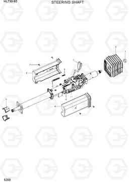 5200 STEERING SHAFT HL730-9S(BRAZIL), Hyundai