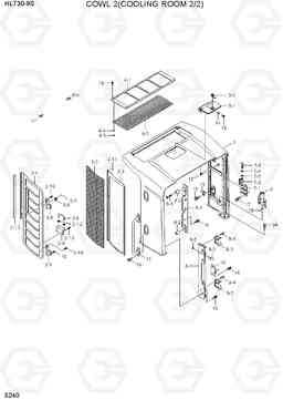 5240 COWL 2(COOLING ROOM, 2/2) HL730-9S(BRAZIL), Hyundai