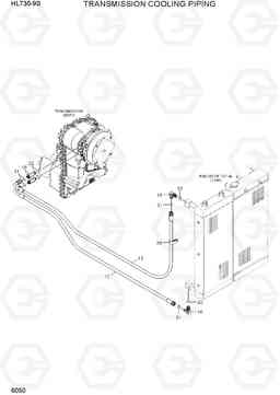 6050 TRANSMISSION COOLING PIPING HL730-9S(BRAZIL), Hyundai