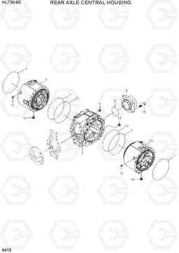 6410 REAR AXLE CENTRAL HOUSING HL730-9S(BRAZIL), Hyundai