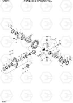 6430 REAR AXLE DIFFERENTIAL HL730-9S(BRAZIL), Hyundai