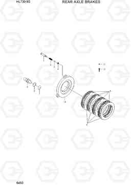 6450 REAR AXLE BRAKES HL730-9S(BRAZIL), Hyundai