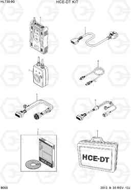 8050 HCE-DT KIT HL730-9S(BRAZIL), Hyundai