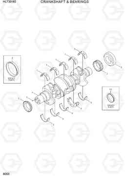 9050 CRANKSHAFT & BEARINGS HL730-9S(BRAZIL), Hyundai