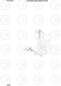 9060 CRANKCASE BREATHER HL730-9S(BRAZIL), Hyundai