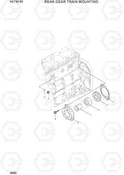 9090 REAR GEAR TRAIN MOUNTING HL730-9S(BRAZIL), Hyundai