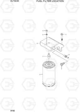 9160 FUEL FILTER LOCATION HL730-9S(BRAZIL), Hyundai