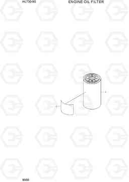 9330 ENGINE OIL FILTER HL730-9S(BRAZIL), Hyundai