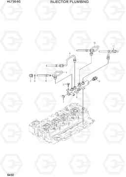 9430 INJECTOR PLUMBING HL730-9S(BRAZIL), Hyundai