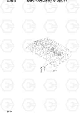 9520 TORQUE CONVERTER OIL COOLER HL730-9S(BRAZIL), Hyundai