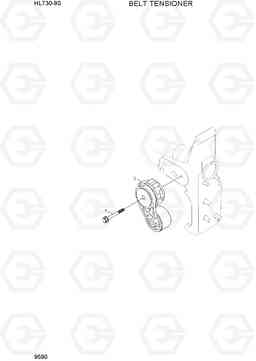 9590 BELT TENSIONER HL730-9S(BRAZIL), Hyundai