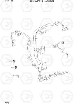 9600 ECM WIRING HARNESS HL730-9S(BRAZIL), Hyundai