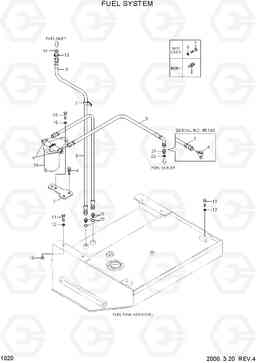 1020 FUEL SYSTEM HL730-3(-#1000), Hyundai