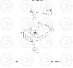 1021 FUEL TANK ASSY HL730-3(-#1000), Hyundai