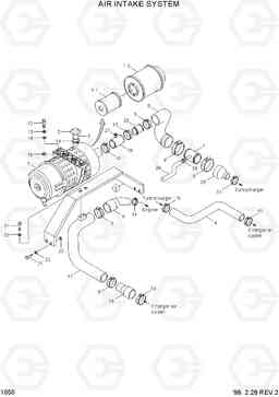 1050 AIR INTAKE SYSTEM HL730-3(-#1000), Hyundai