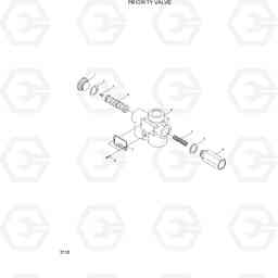 2110 PRIORITY VALVE HL730-3(-#1000), Hyundai