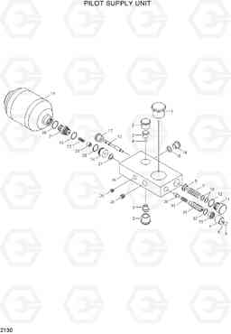 2130 PILOT SUPPLY UNIT HL730-3(-#1000), Hyundai