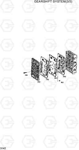 3142 GEARSHIFT SYSTEM(3/3) HL730-3(-#1000), Hyundai