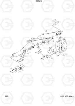 6020 BOOM HL730-3(-#1000), Hyundai